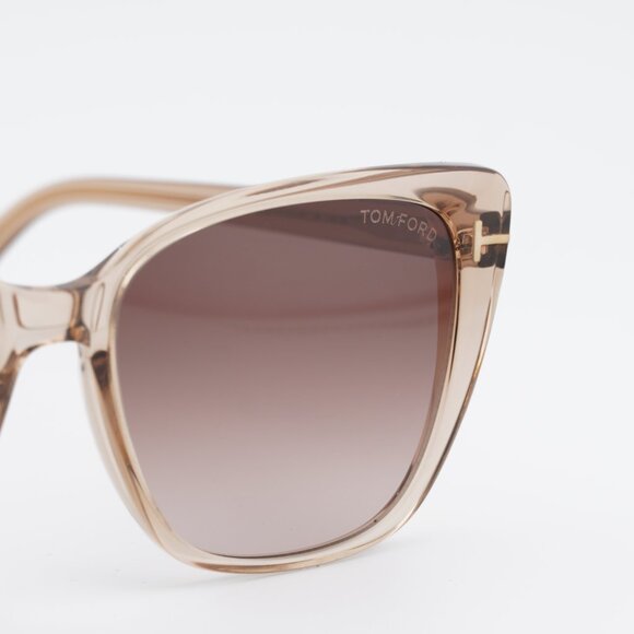 Tom Ford FT0973-K 45F Sunglasses Brown Square Frame, Brown Lenses main image 7